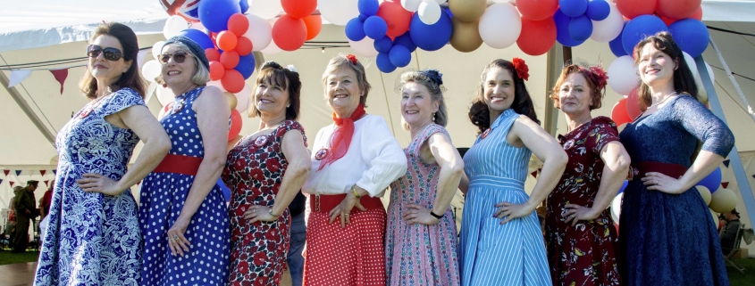 The Vintage Singers at our VE Day event at the Recreation Ground